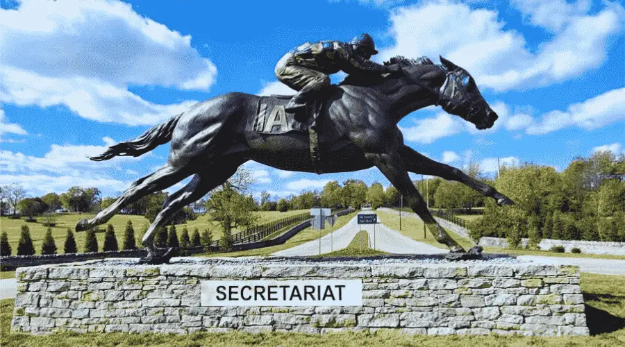 Secretariat Horse Statue